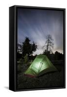 Camping under the Clouds and Stars in Cleveland National Forest, California-null-Framed Stretched Canvas