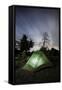 Camping under the Clouds and Stars in Cleveland National Forest, California-null-Framed Stretched Canvas