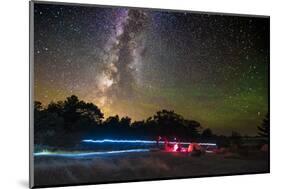 Camping under The Milky Way, as seen at the Torrance Barrens Dark Sky Reserve, two hours drive from-Paul Porter-Mounted Photographic Print