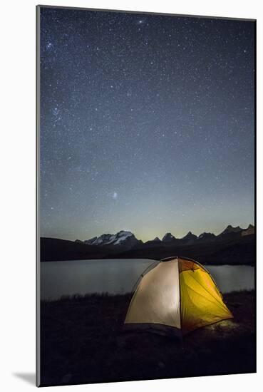 Camping under the Stars on Rosset Lake at an Altitude of 2709 Meters-Roberto Moiola-Mounted Photographic Print