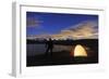 Camping under the Stars on Rosset Lake at an Altitude of 2709 Meters-Roberto Moiola-Framed Photographic Print