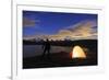 Camping under the Stars on Rosset Lake at an Altitude of 2709 Meters-Roberto Moiola-Framed Photographic Print