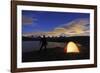 Camping under the Stars on Rosset Lake at an Altitude of 2709 Meters-Roberto Moiola-Framed Photographic Print