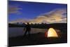 Camping under the Stars on Rosset Lake at an Altitude of 2709 Meters-Roberto Moiola-Mounted Photographic Print
