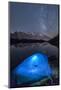 Camping with a Tent under the Milky Way at Lac Des Cheserys-Roberto Moiola-Mounted Photographic Print