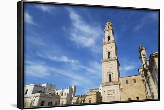 Camplonile and Cattedrale Di Santa Maria Assunta in the Baroque City of Lecce-Martin-Framed Photographic Print