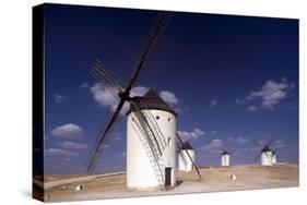 Campo De Criptana, Windmills - New Castile, Spain-Markus Bassler-Stretched Canvas
