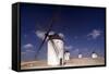 Campo De Criptana, Windmills - New Castile, Spain-Markus Bassler-Framed Stretched Canvas