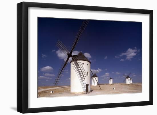 Campo De Criptana, Windmills - New Castile, Spain-Markus Bassler-Framed Photographic Print