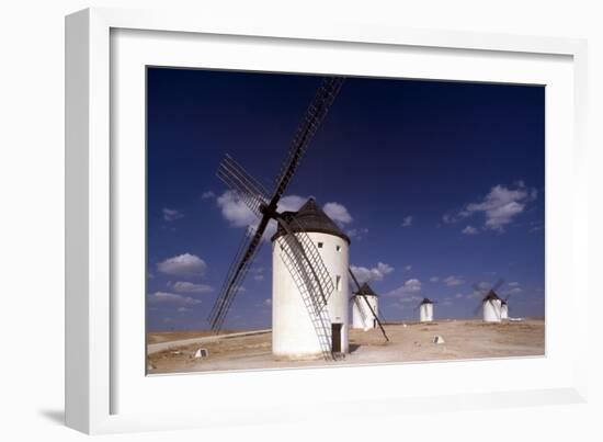 Campo De Criptana, Windmills - New Castile, Spain-Markus Bassler-Framed Photographic Print