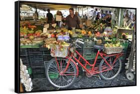 Campo De' Fiori Food Market. Rome, Italy-Mauricio Abreu-Framed Stretched Canvas