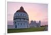 Campo dei Miracoli with Baptistry, Santa Maria Assunta Cathedral and Leaning Tower, UNESCO World He-Hans-Peter Merten-Framed Photographic Print