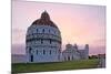 Campo dei Miracoli with Baptistry, Santa Maria Assunta Cathedral and Leaning Tower, UNESCO World He-Hans-Peter Merten-Mounted Photographic Print