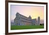 Campo dei Miracoli with Santa Maria Assunta Cathedral and Leaning Tower, UNESCO World Heritage Site-Hans-Peter Merten-Framed Photographic Print