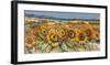 Campo di girasoli-Luigi Florio-Framed Art Print