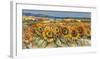 Campo di girasoli-Luigi Florio-Framed Art Print