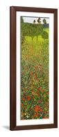 Campo Di Papaveri-Gustav Klimt-Framed Art Print