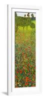 Campo Di Papaveri-Gustav Klimt-Framed Art Print