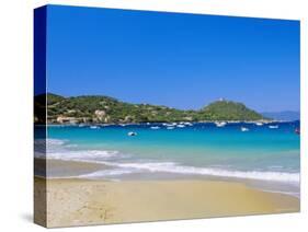 Campo Moro, Beach, Corsica, France-Fraser Hall-Stretched Canvas