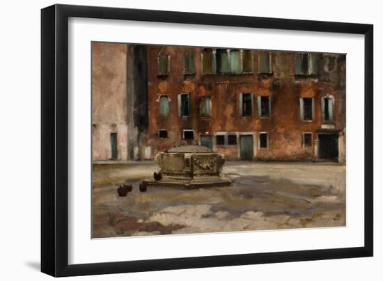 Campo S. Agnese, Venice, C.1890-John Singer Sargent-Framed Giclee Print