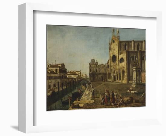 Campo Santi Giovanni E Paolo in Venice-Michele Marieschi-Framed Giclee Print