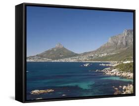 Camps Bay and Clifton Area, View of the Backside of Lion's Head, Cape Town, South Africa-Cindy Miller Hopkins-Framed Stretched Canvas