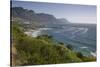 Camps Bay and Twelve Apostles Mountains-null-Stretched Canvas