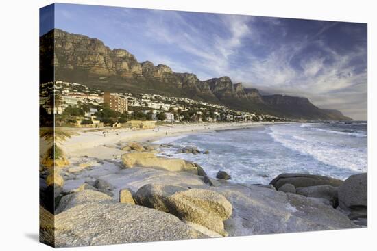 Camps Bay, Cape Town, Western Cape, South Africa, Africa-Ian Trower-Stretched Canvas