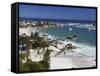 Camps Bay, Cape Town, Western Cape, South Africa-Ian Trower-Framed Stretched Canvas