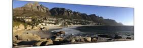 Camps Bay with the Twelve Apostles in the Background, Western Cape Province, South Africa-null-Mounted Photographic Print