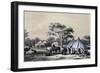 Campsite in Forest, January 1852-Heinrich Barth-Framed Giclee Print
