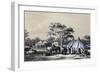 Campsite in Forest, January 1852-Heinrich Barth-Framed Giclee Print