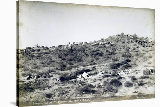 Campsite of First Regiment of African Hunters in Tamarisco Area, Eritrea-null-Stretched Canvas