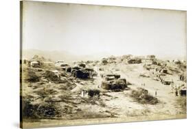 Campsite of First Regiment of African Hunters in Tamarisco Area, Eritrea-null-Stretched Canvas