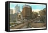 Campus Martius, Detroit, Michigan-null-Framed Stretched Canvas