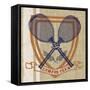 Campus Tennis Team-Sam Appleman-Framed Stretched Canvas