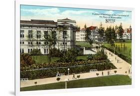 Campus, University of Washington-null-Framed Art Print