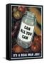 Can All You Can. It's a Real War Job!, WWII Poster-null-Framed Stretched Canvas