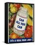 Can All You Can Poster-null-Framed Stretched Canvas