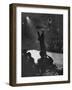 Can Can Dancer Held Up in the Air by a Performing Gentleman at the Paris Show-Nat Farbman-Framed Photographic Print