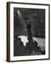 Can Can Dancer Held Up in the Air by a Performing Gentleman at the Paris Show-Nat Farbman-Framed Photographic Print