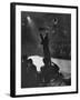 Can Can Dancer Held Up in the Air by a Performing Gentleman at the Paris Show-Nat Farbman-Framed Photographic Print