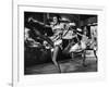 Can Can Dancers Kicking One Leg over their Head While Dancgin around on the Other-null-Framed Photographic Print