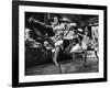 Can Can Dancers Kicking One Leg over their Head While Dancgin around on the Other-null-Framed Photographic Print