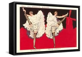 Can-Can Girls at Moulin Rouge-null-Framed Stretched Canvas