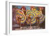 Can-Can Girls-null-Framed Art Print