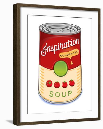 Can of Condensed Tomato Soup Inspiration-AnnaRassadnikova-Framed Art Print