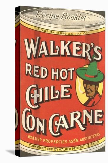 Can of Walker's Chile con Carne-null-Stretched Canvas