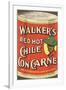 Can of Walker's Chile Con Carne-Found Image Press-Framed Giclee Print