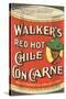 Can of Walker's Chile Con Carne-Found Image Press-Stretched Canvas